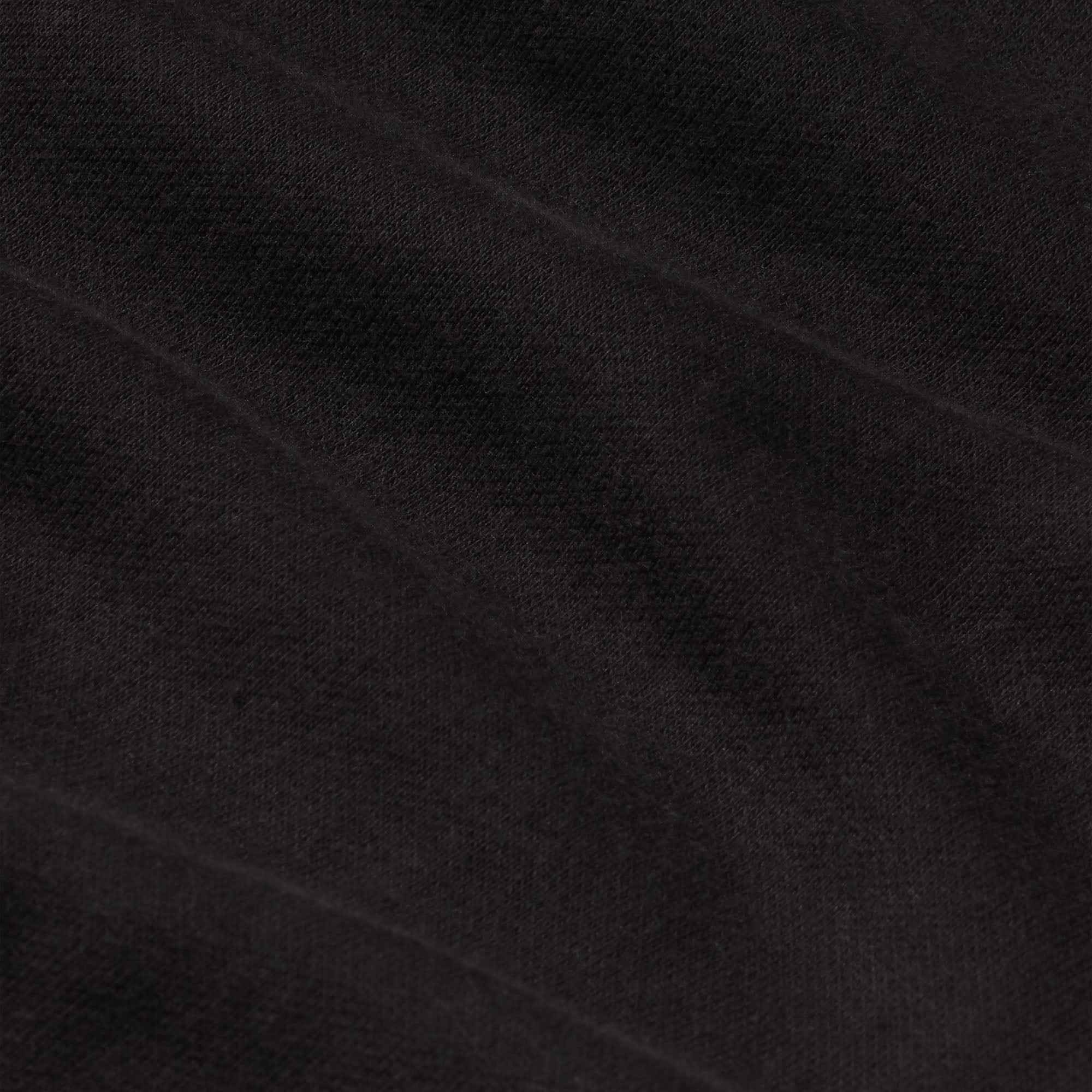 COTTON FLEECE OVERSIZED STRAIGHT LEG PANT | ONYX