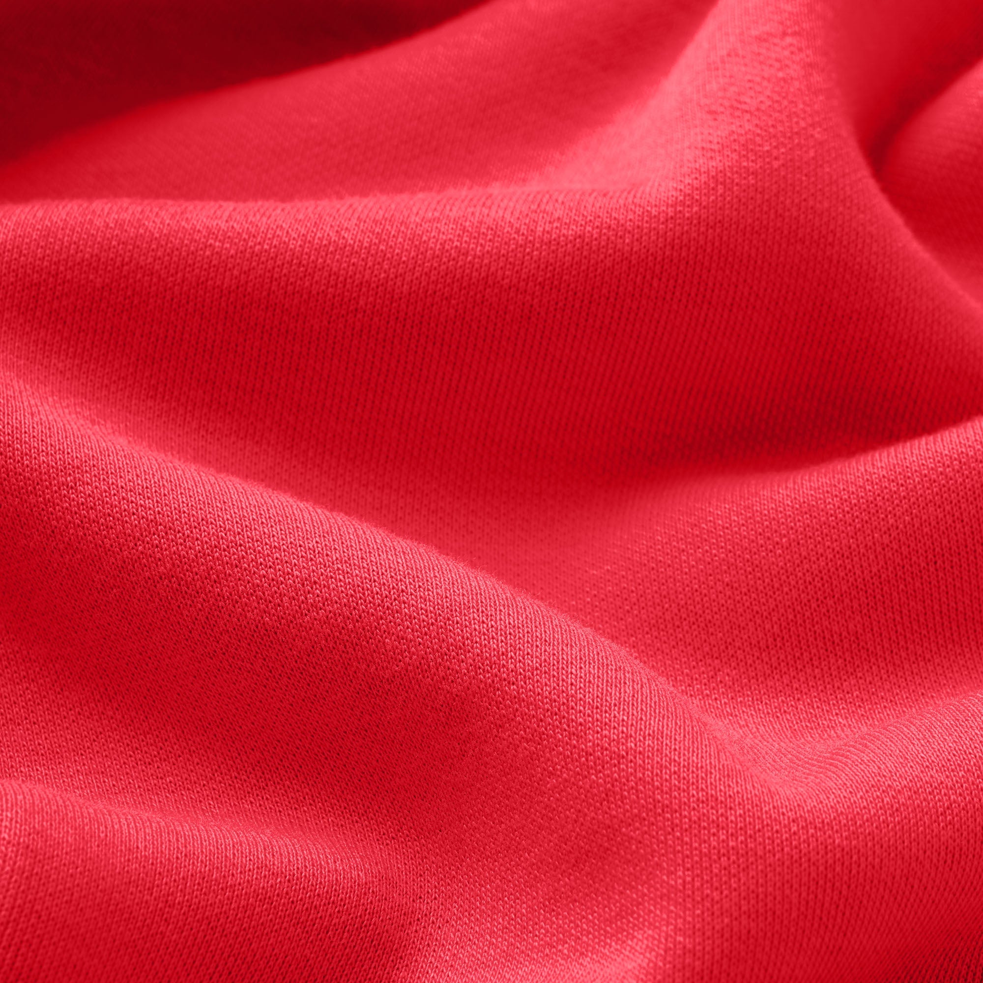 COTTON FLEECE CLASSIC ZIP UP HOODIE | WASHED RED