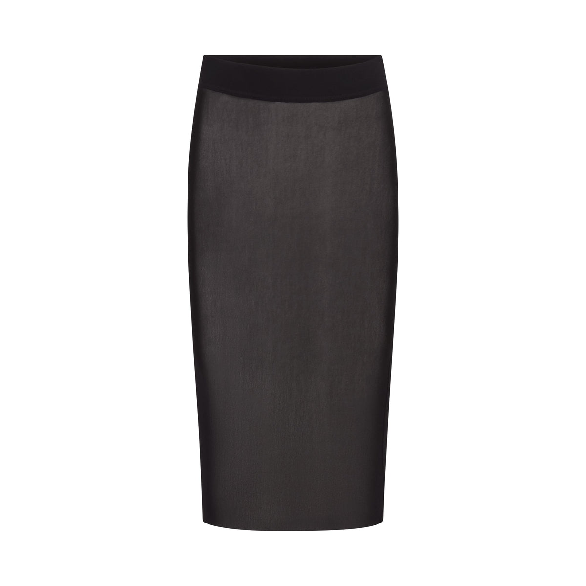 MESH COVER-UPS MIDI SKIRT | ONYX