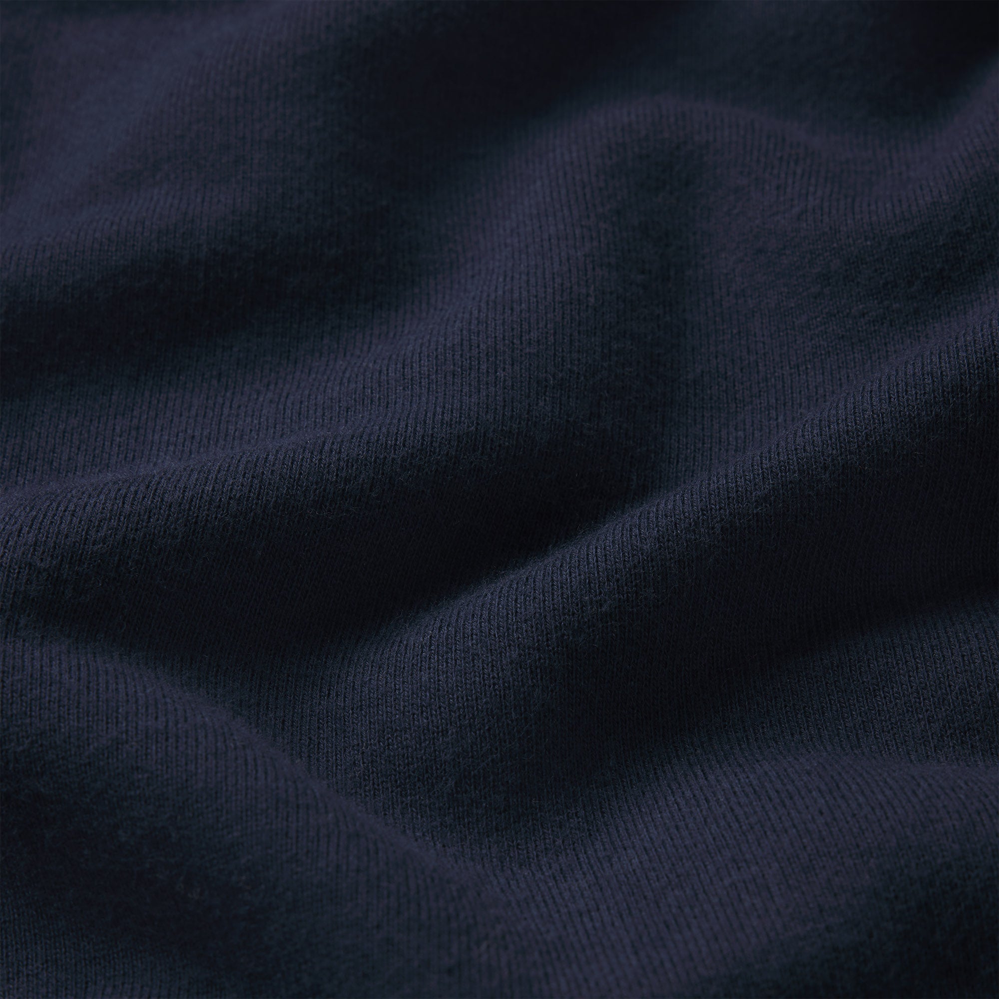 DRAPEY FRENCH TERRY STRAIGHT LEG PANT | NAVY
