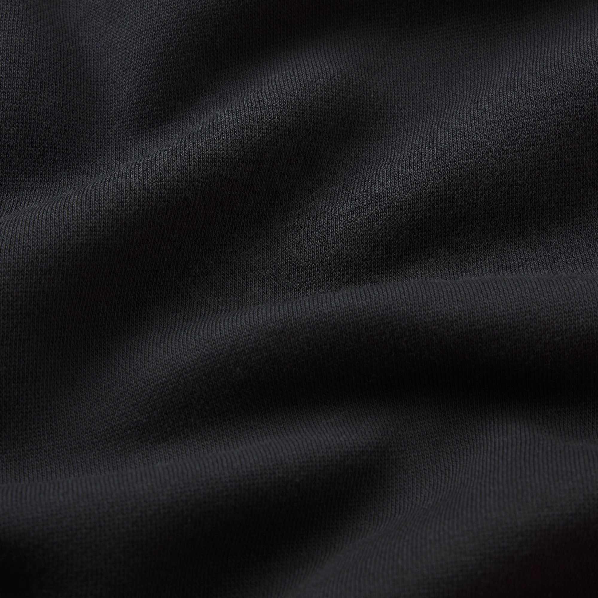 FLEECE LOUNGE MENS RELAXED HIGH CREWNECK | WASHED ONYX