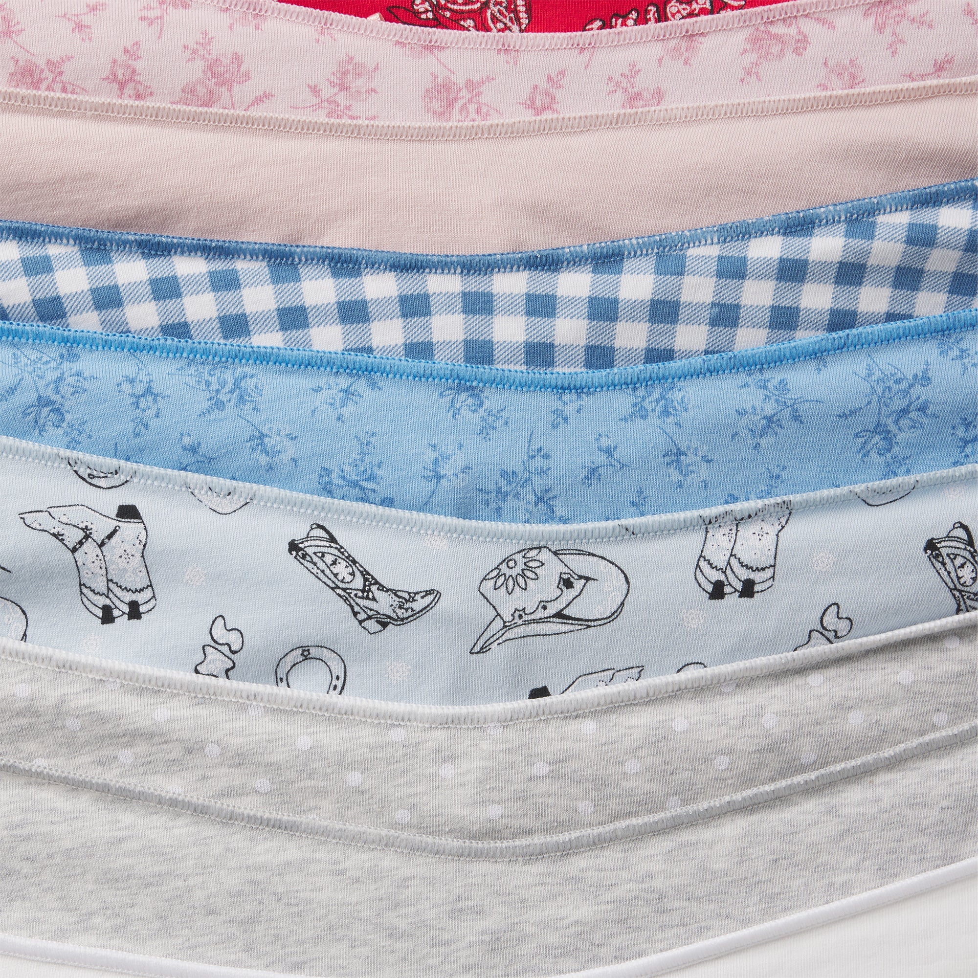LIGHTWEIGHT COTTON THONG 10-PACK | DAINTY FLORAL MULTI