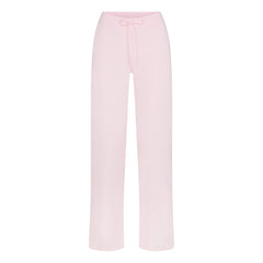 COTTON JERSEY STRAIGHT LEG PANT | CHERRY BLOSSOM