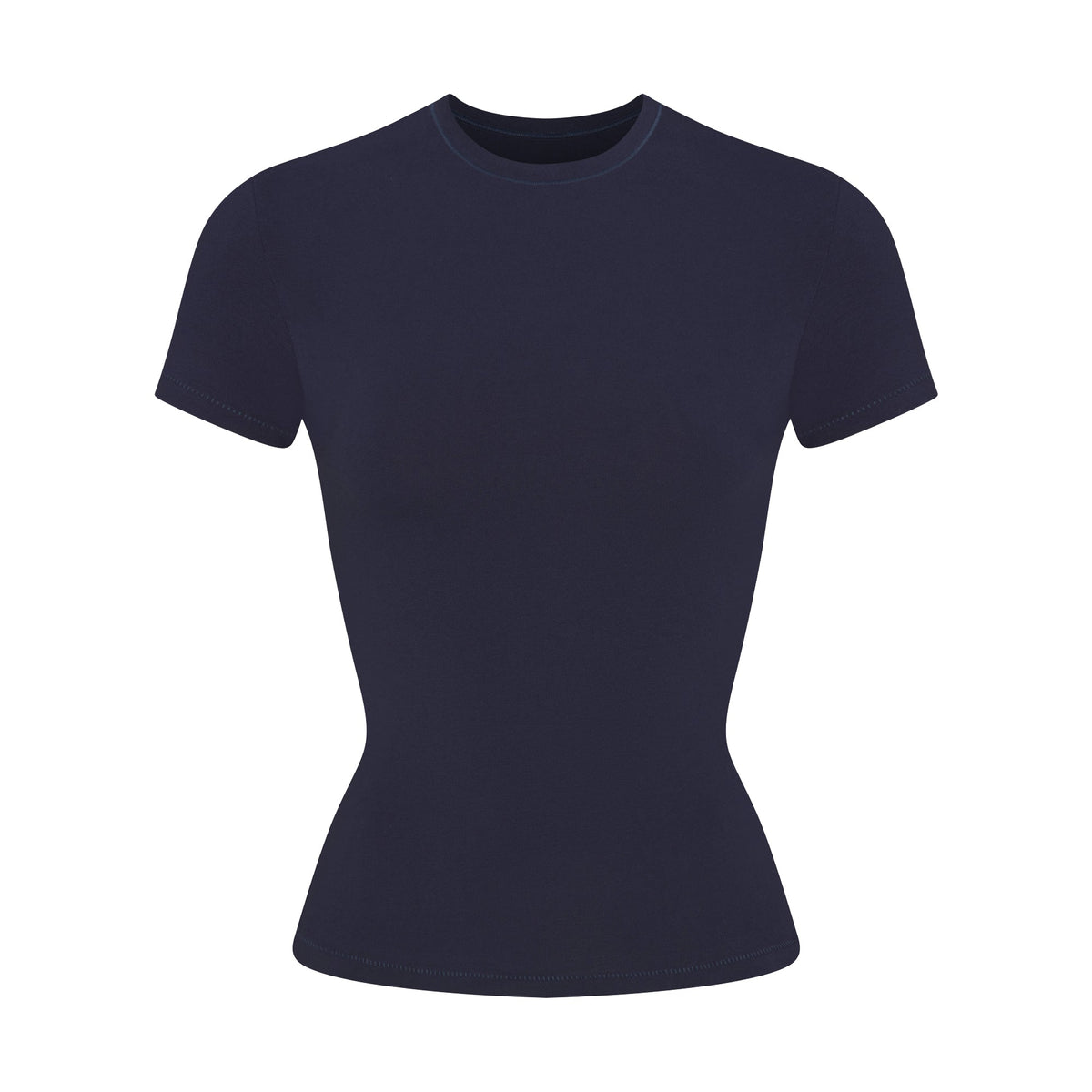 COTTON JERSEY T-SHIRT | NAVY