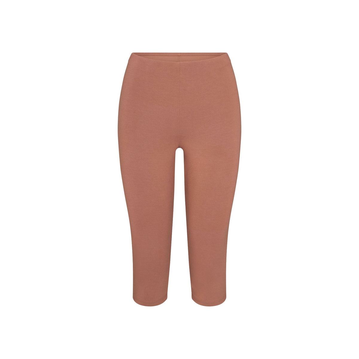 SMOOTH LAYERS HIGH-WAISTED CAPRI | NUTMEG
