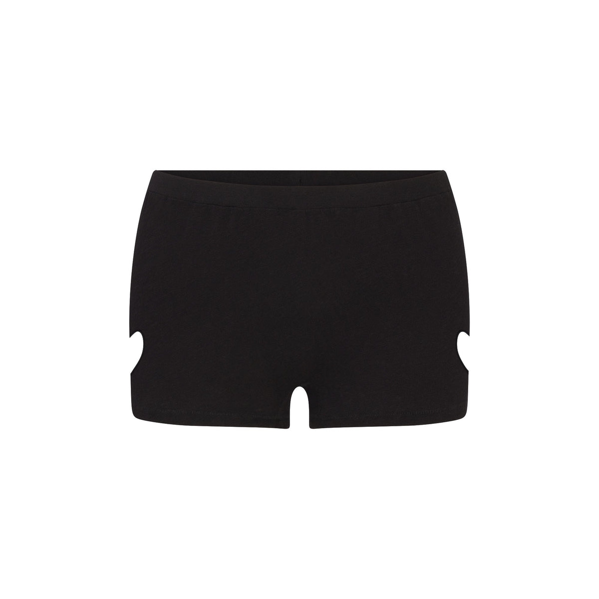 WORN IN JERSEY HEART MICRO SHORT | WASHED ONYX