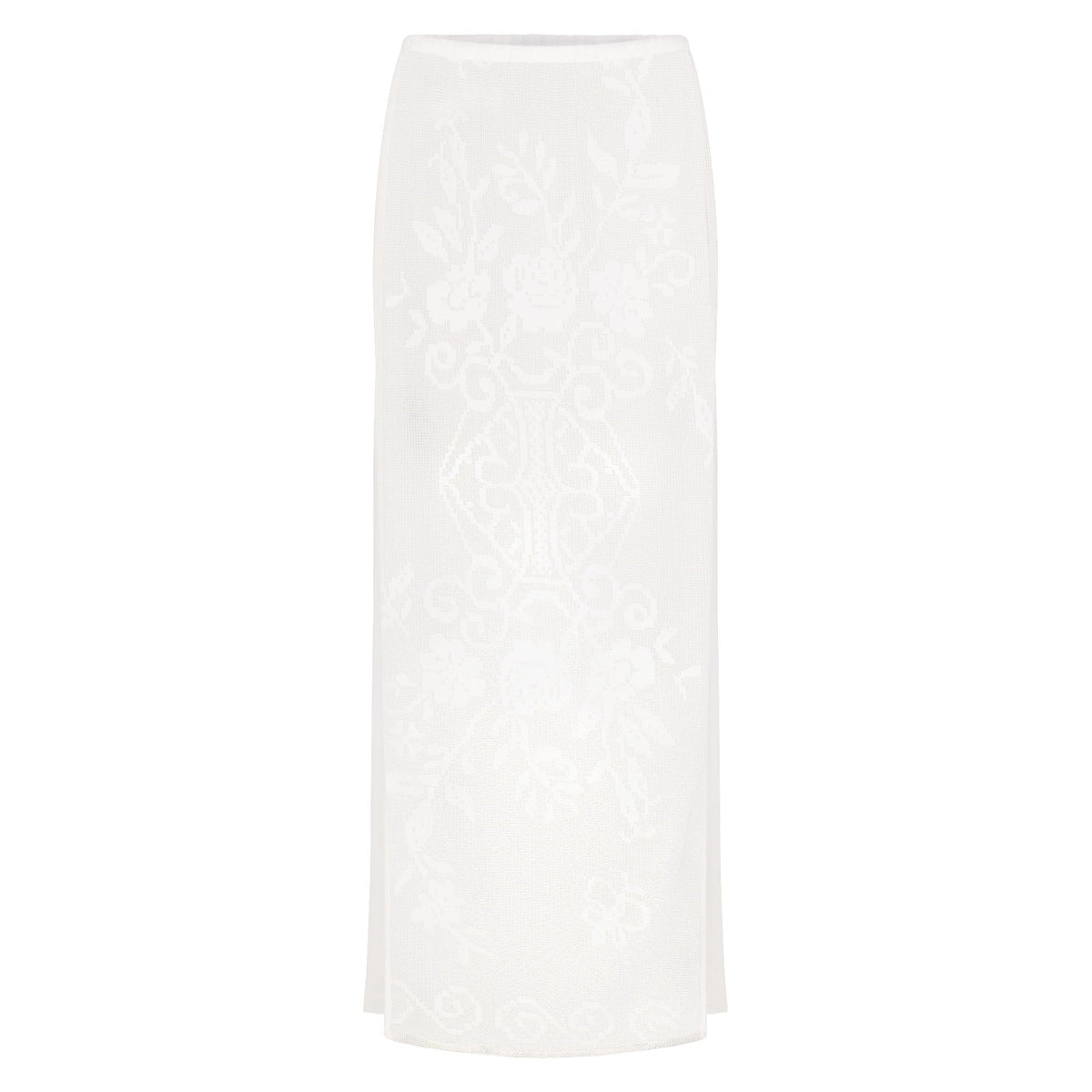 LACE COVER-UPS LONG SKIRT | SNOW