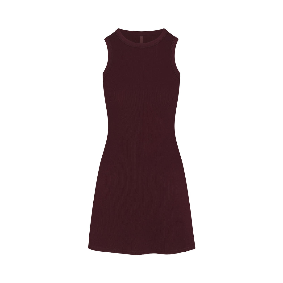 COTTON RIB TANK DRESS | CURRANT