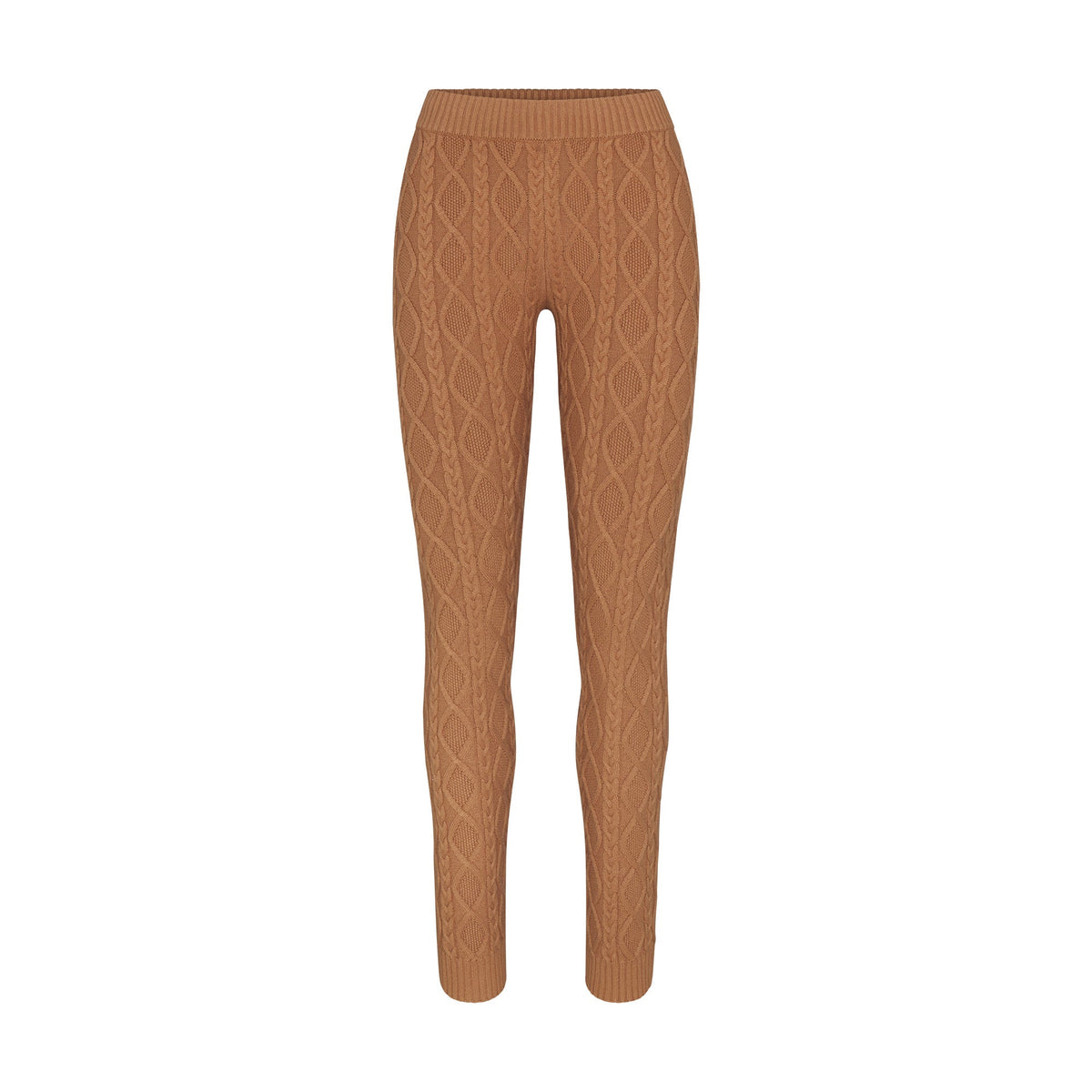 SWEATER KNITS CABLEKNIT LEGGING | DARK HONEY
