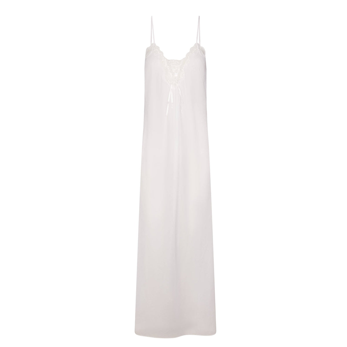 VOILE SLEEP LONG DRESS | SNOW