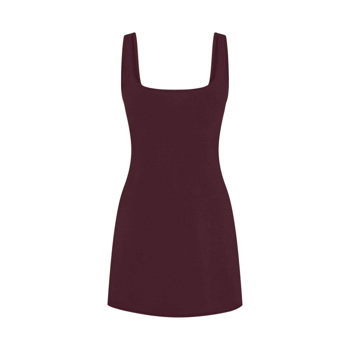 COTTON JERSEY MINI DRESS | CURRANT
