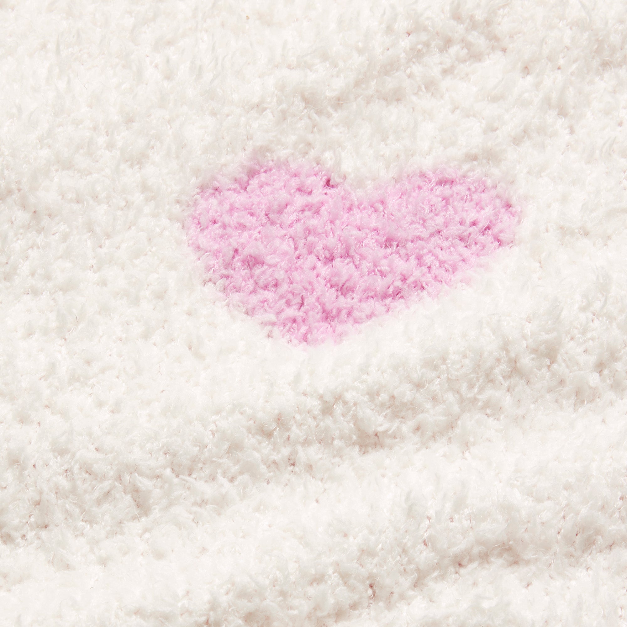 COZY KNIT UNISEX ROBE | IVORY SPACED HEARTS