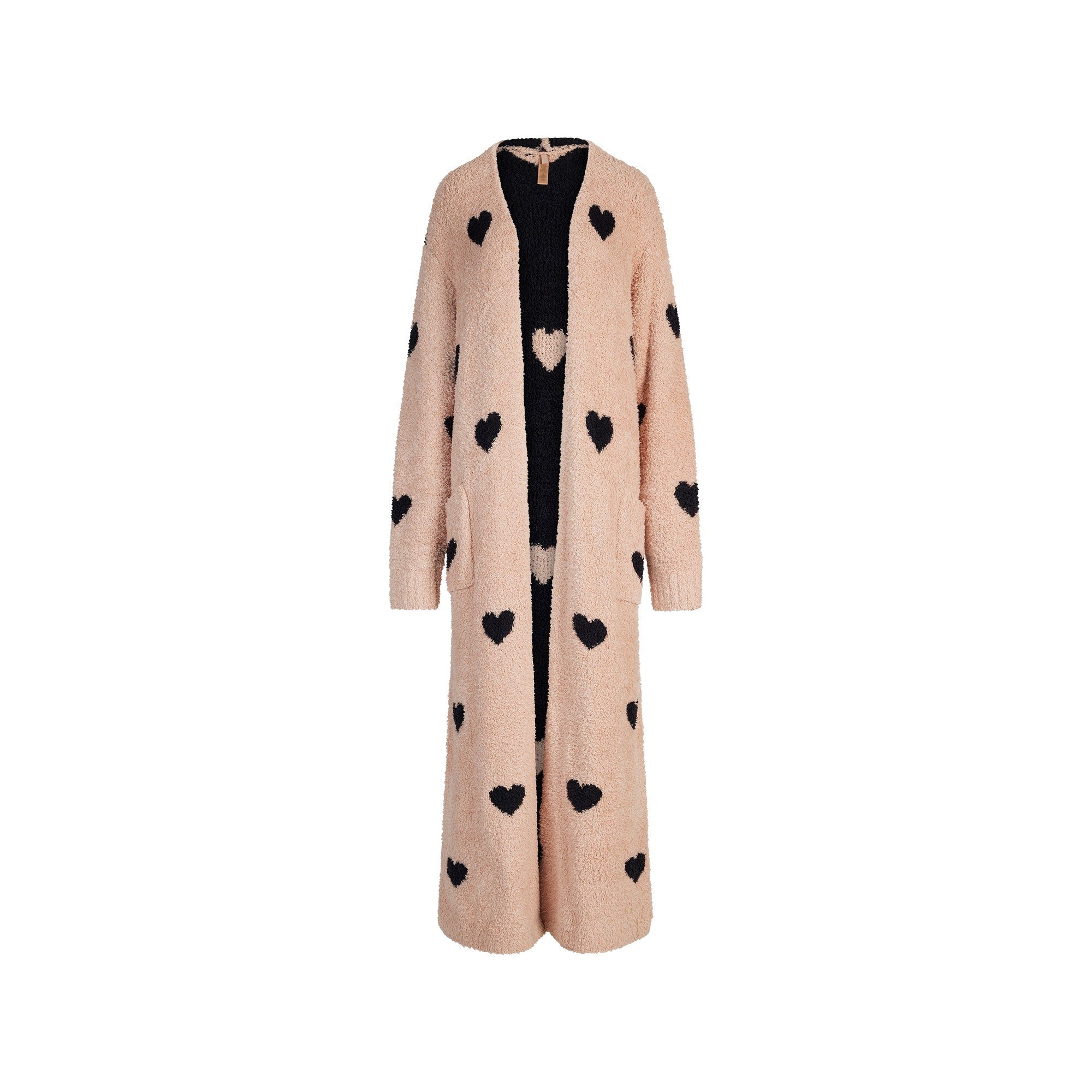 COZY KNIT UNISEX ROBE | MICA SPACED HEARTS