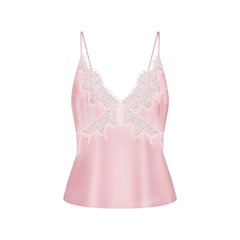 SILK LACE CAMI | PEONY TONAL