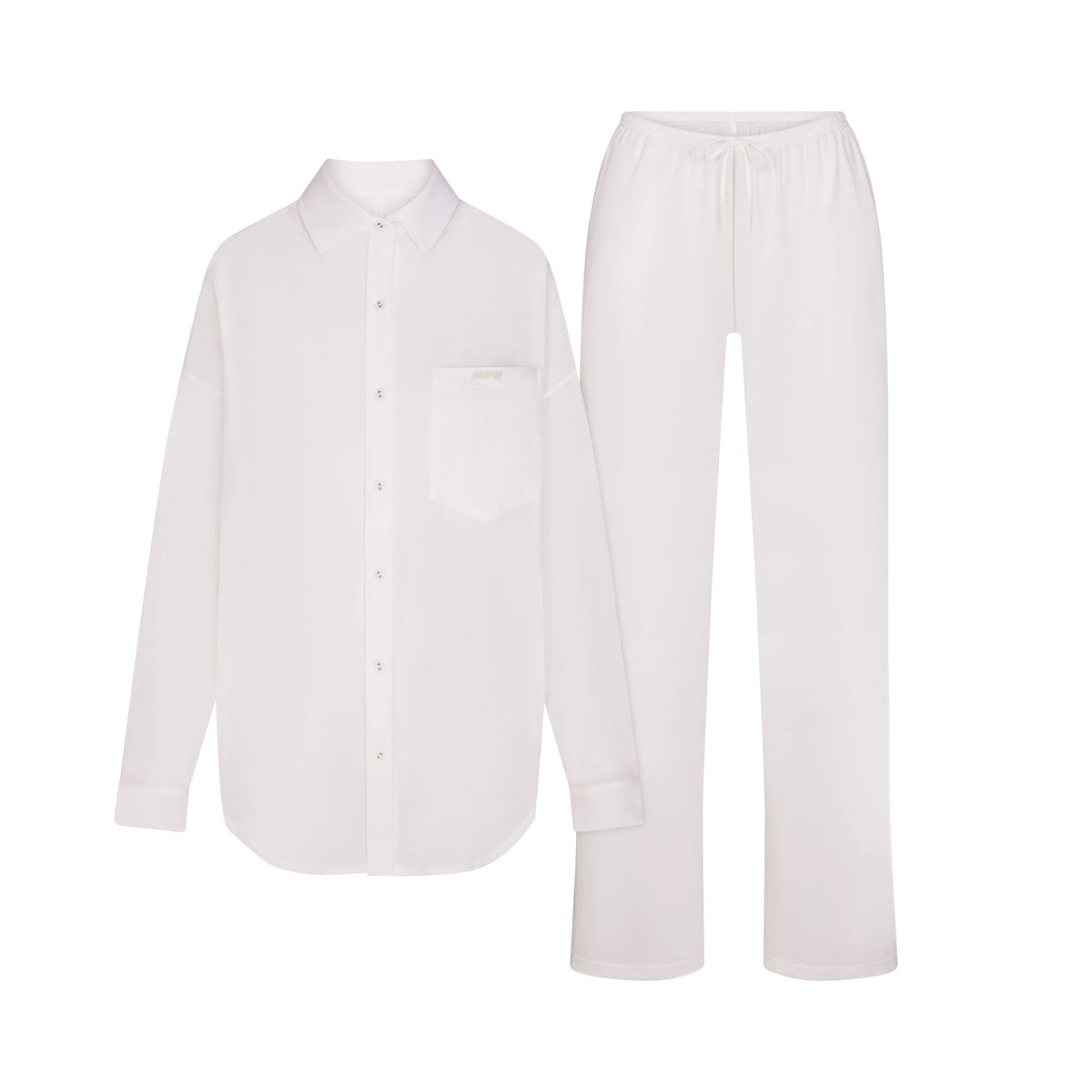 ORGANIC COTTON SLEEP LONG SLEEVE SET | SNOW
