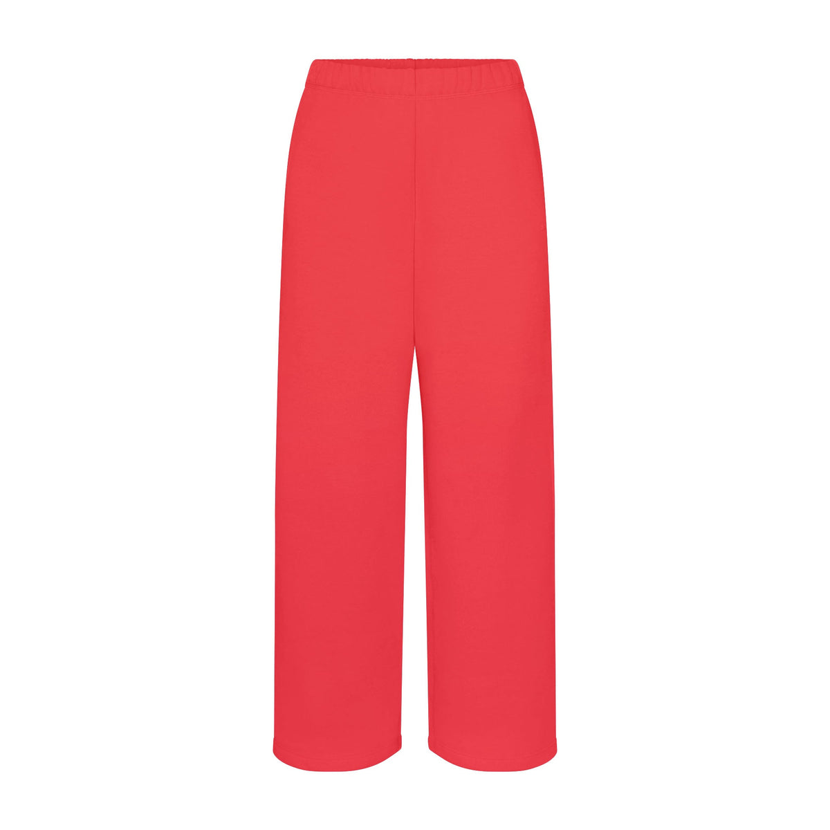 COTTON FLEECE CLASSIC STRAIGHT LEG PANT | WASHED RED