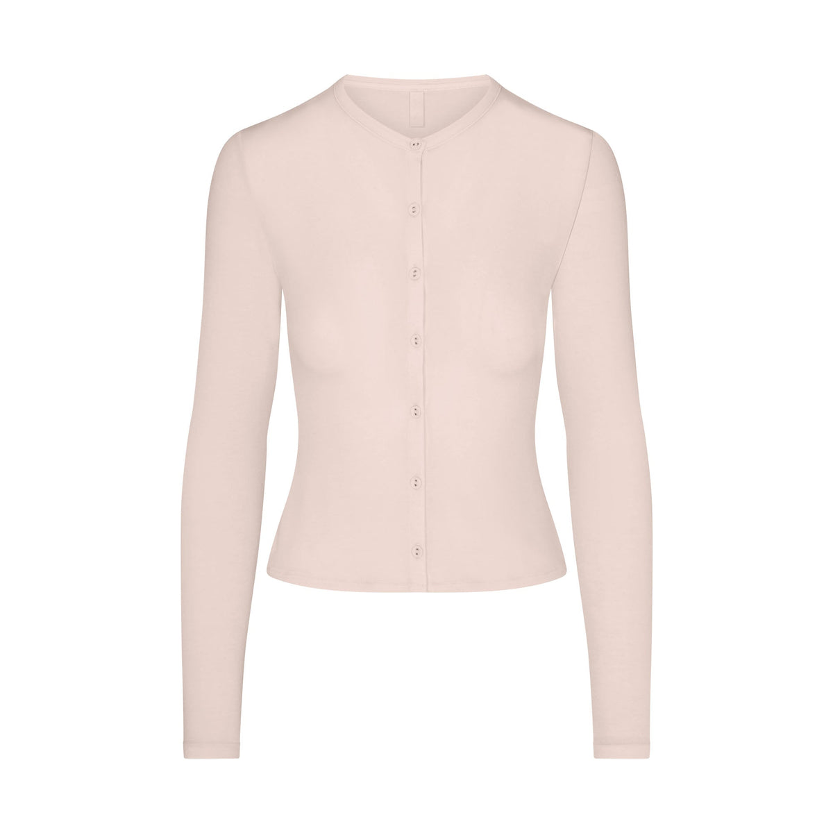 SHEER MODAL CARDIGAN WITH COVERED BUTTONS | PRIMROSE