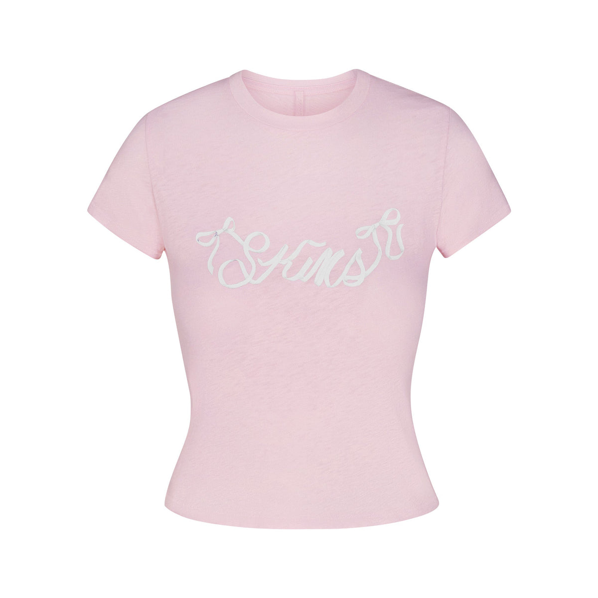 WORN IN JERSEY T-SHIRT | PEONY SKIMS BOW