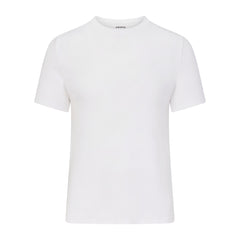 SKIMS COTTON RIB MENS T-SHIRT | CHALK