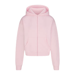 COTTON FLEECE CLASSIC ZIP UP HOODIE | CHERRY BLOSSOM