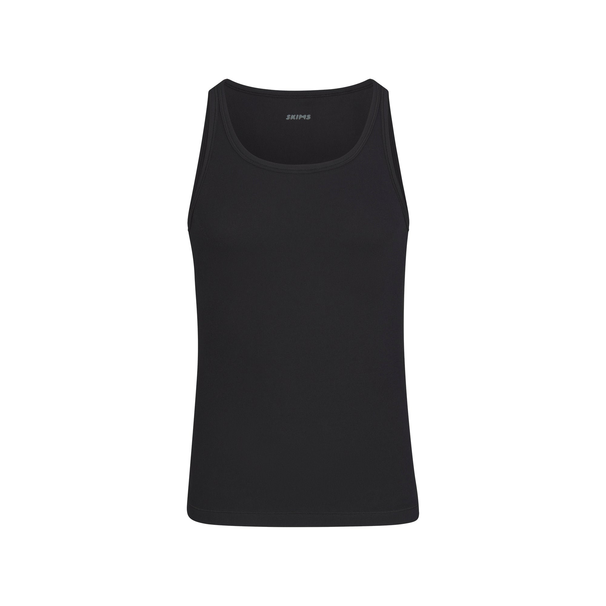 SKIMS COTTON MENS RIB TANK 3-PACK | ONYX