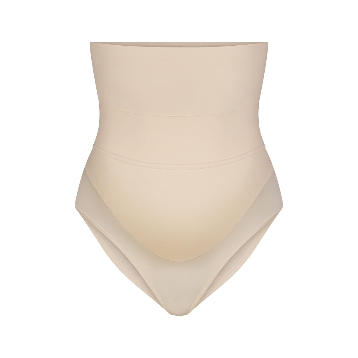 FITS EVERYBODY MATERNITY BANDED HIGH-WAISTED BRIEF | SAND