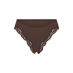 FITS EVERYBODY LACE TANGA | ESPRESSO
