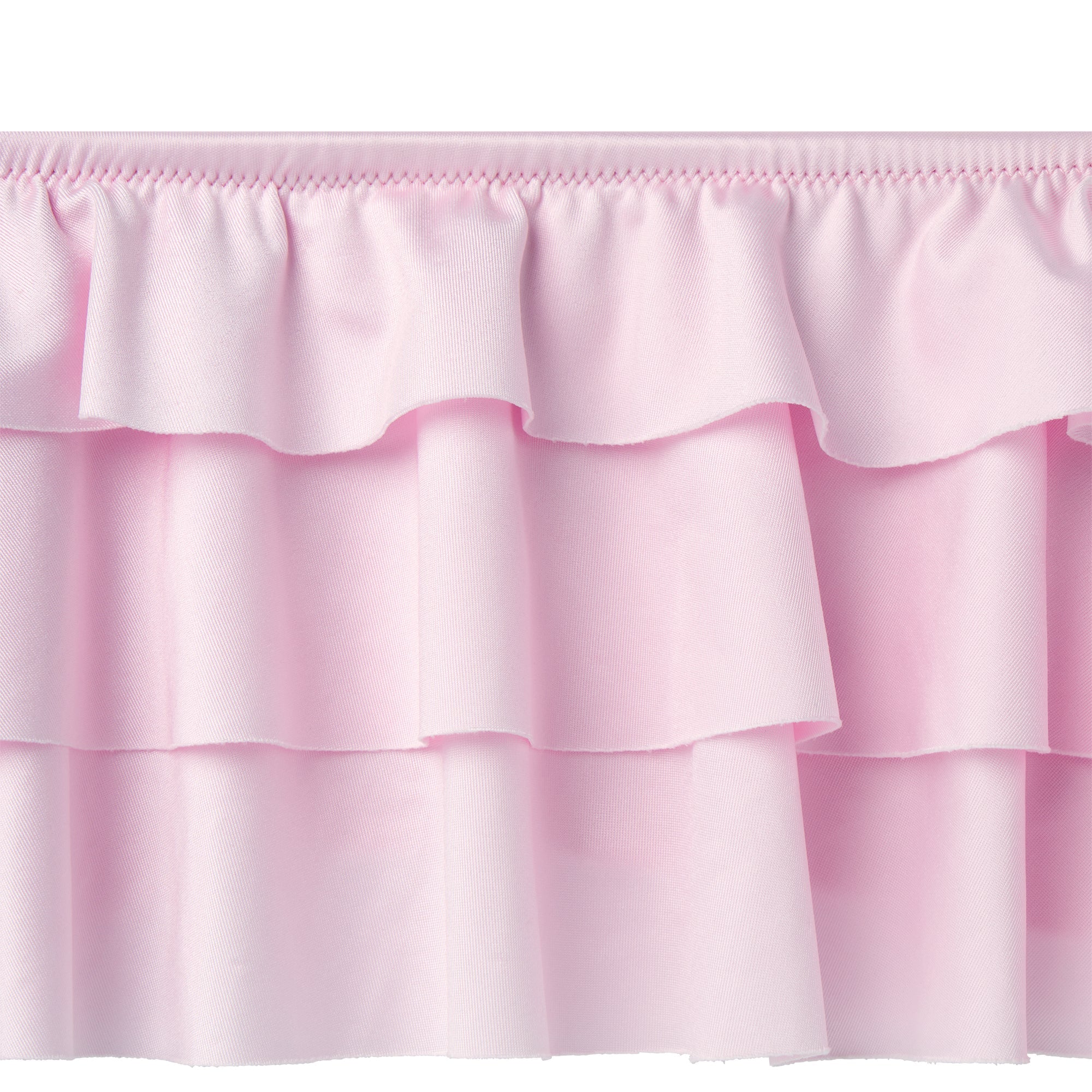 SATIN SWIM RUFFLE BIKINI BOTTOM | CHERRY BLOSSOM