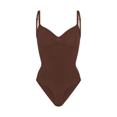 SEAMLESS SCULPT BRIEF BODYSUIT | COCOA