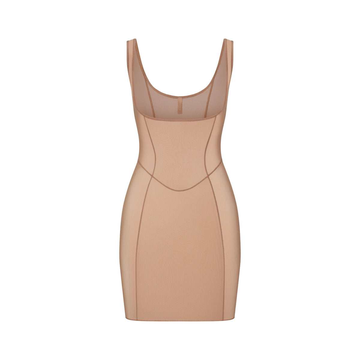 POWER MESH SHAPEWEAR OPEN BUST SLIP DRESS | SIENNA