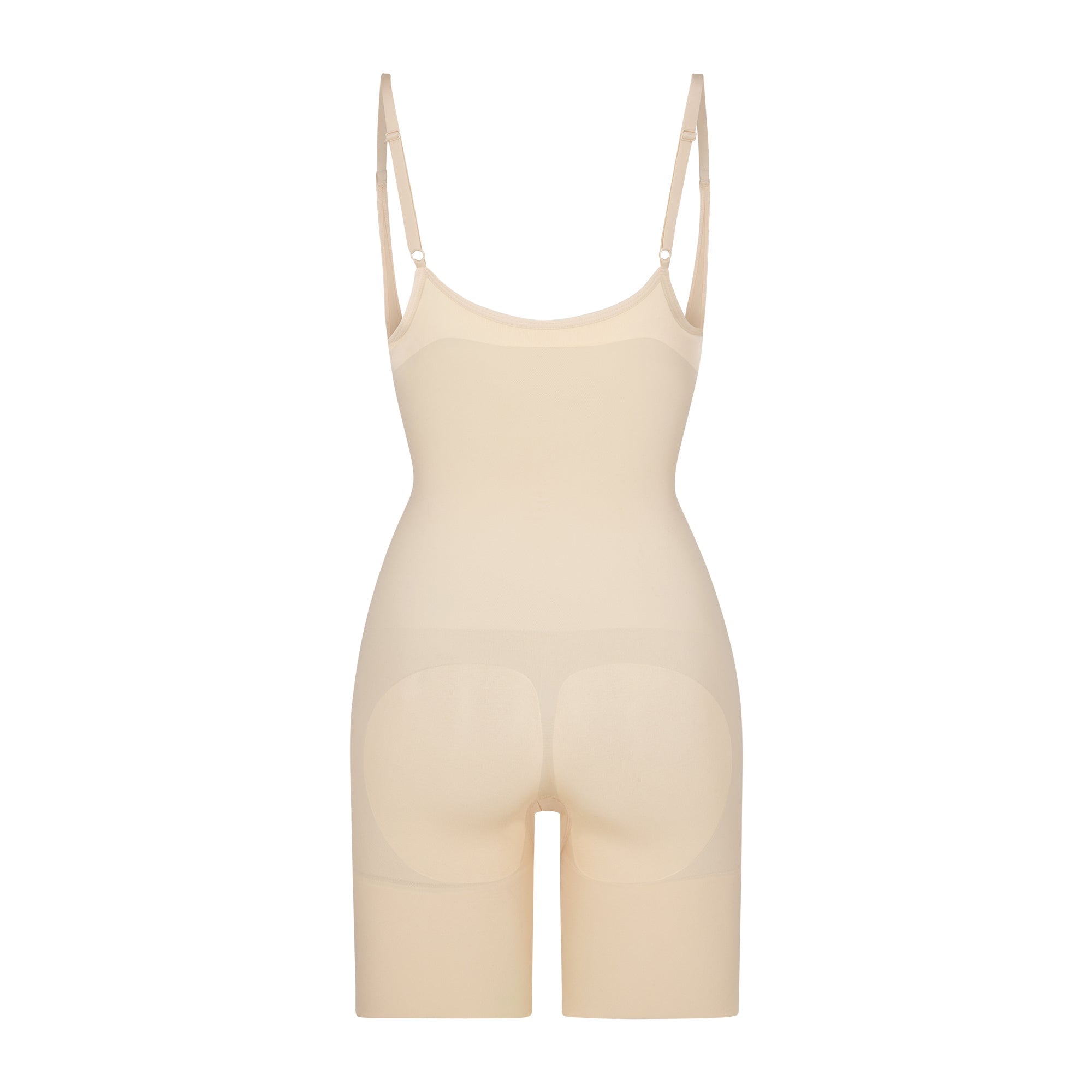 SEAMLESS SCULPT BUTT LIFTING OPEN BUST BODYSUIT | SAND