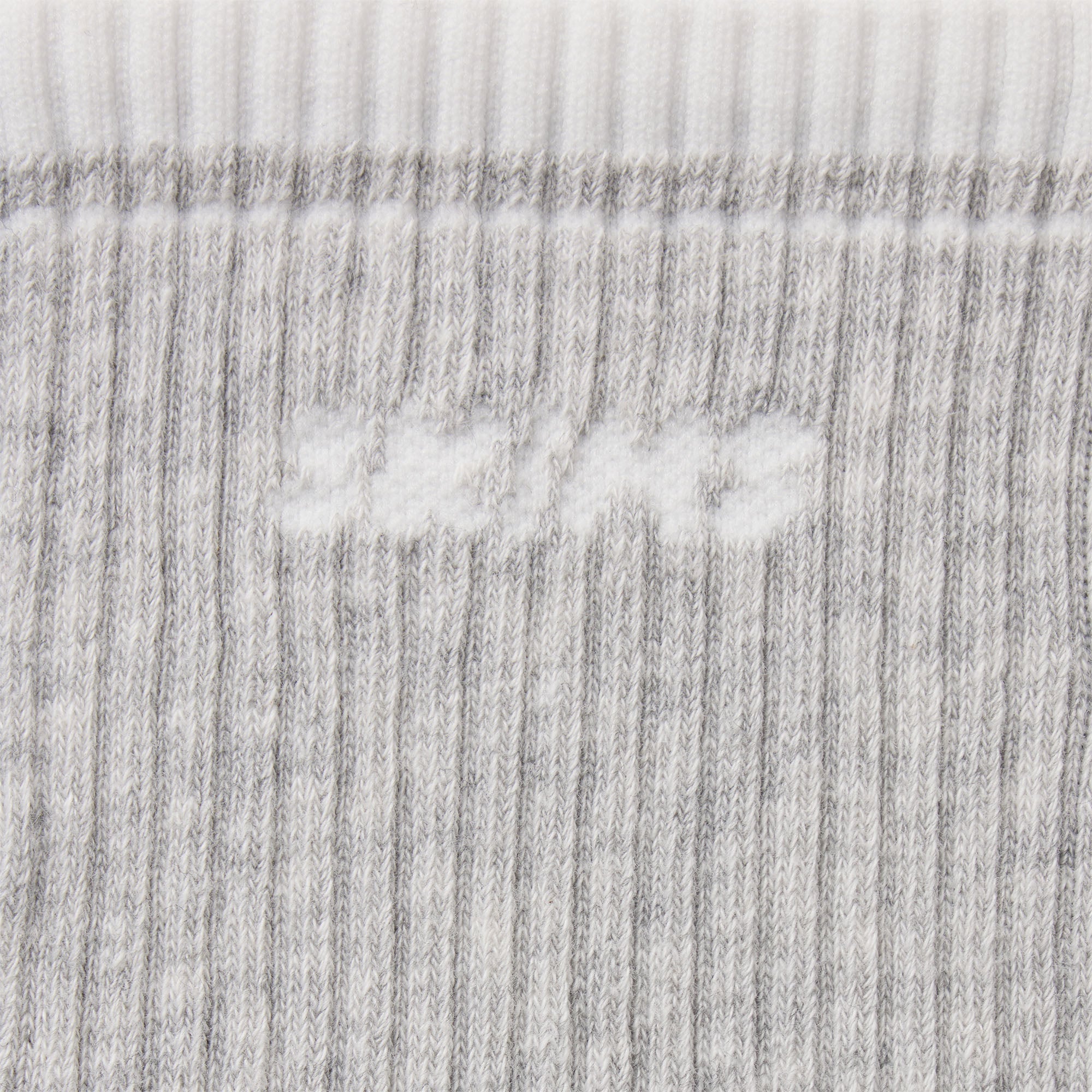 SKIMS SOCKS RIBBED QUARTER CREW LOGO SOCK 3-PACK | CURRANT SNOW MULTI