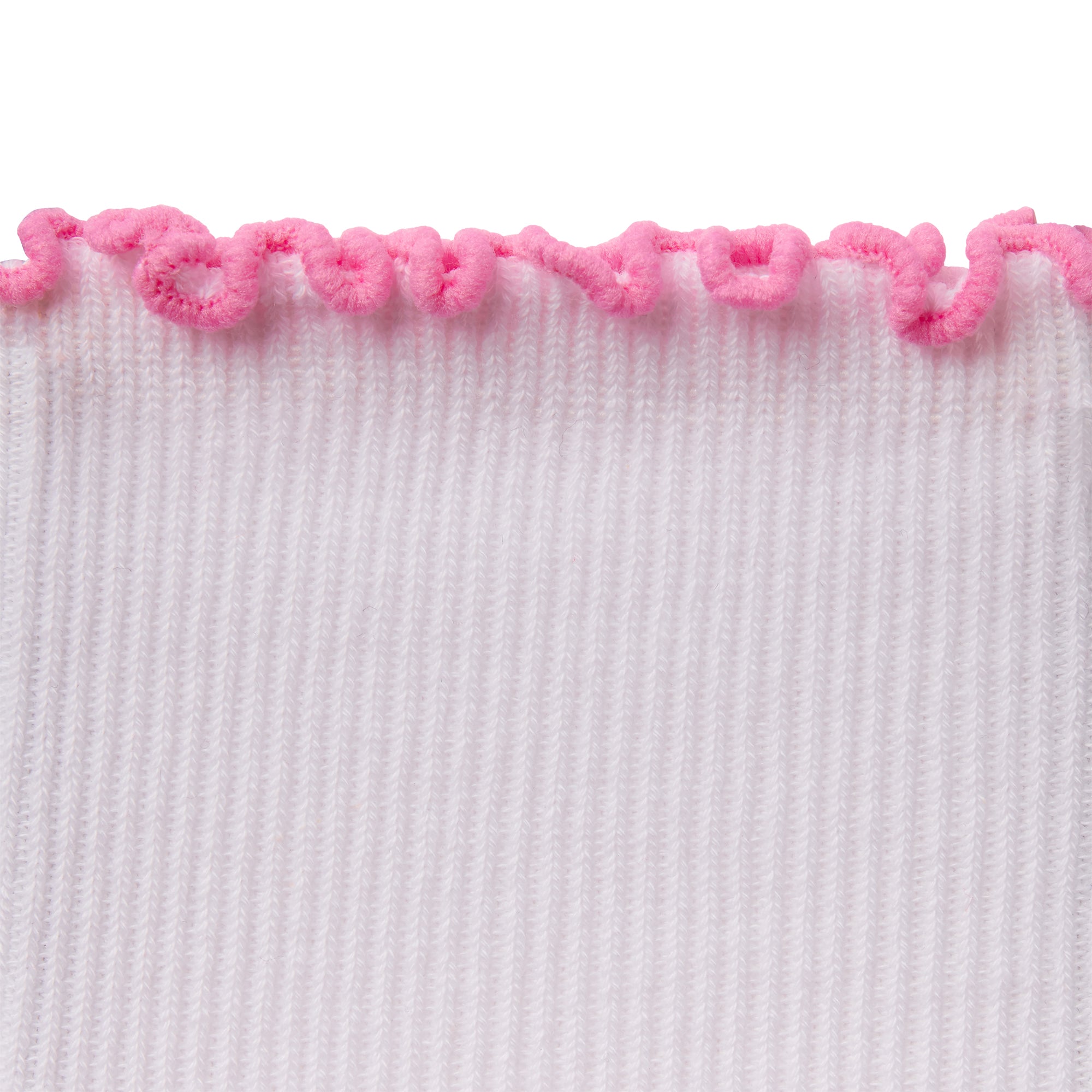 LETTUCE EDGE CREW SOCK 2-PACK | BUBBLEGUM AND SNOW