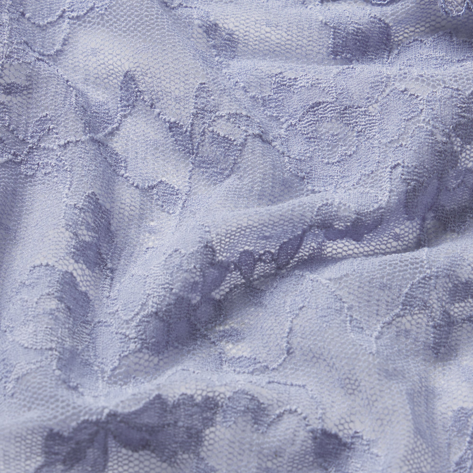 STRETCH LACE DIPPED THONG | SLATE