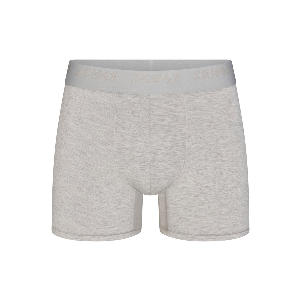 SKIMS STRETCH MENS 3" BOXER BRIEF | LIGHT HEATHER GREY