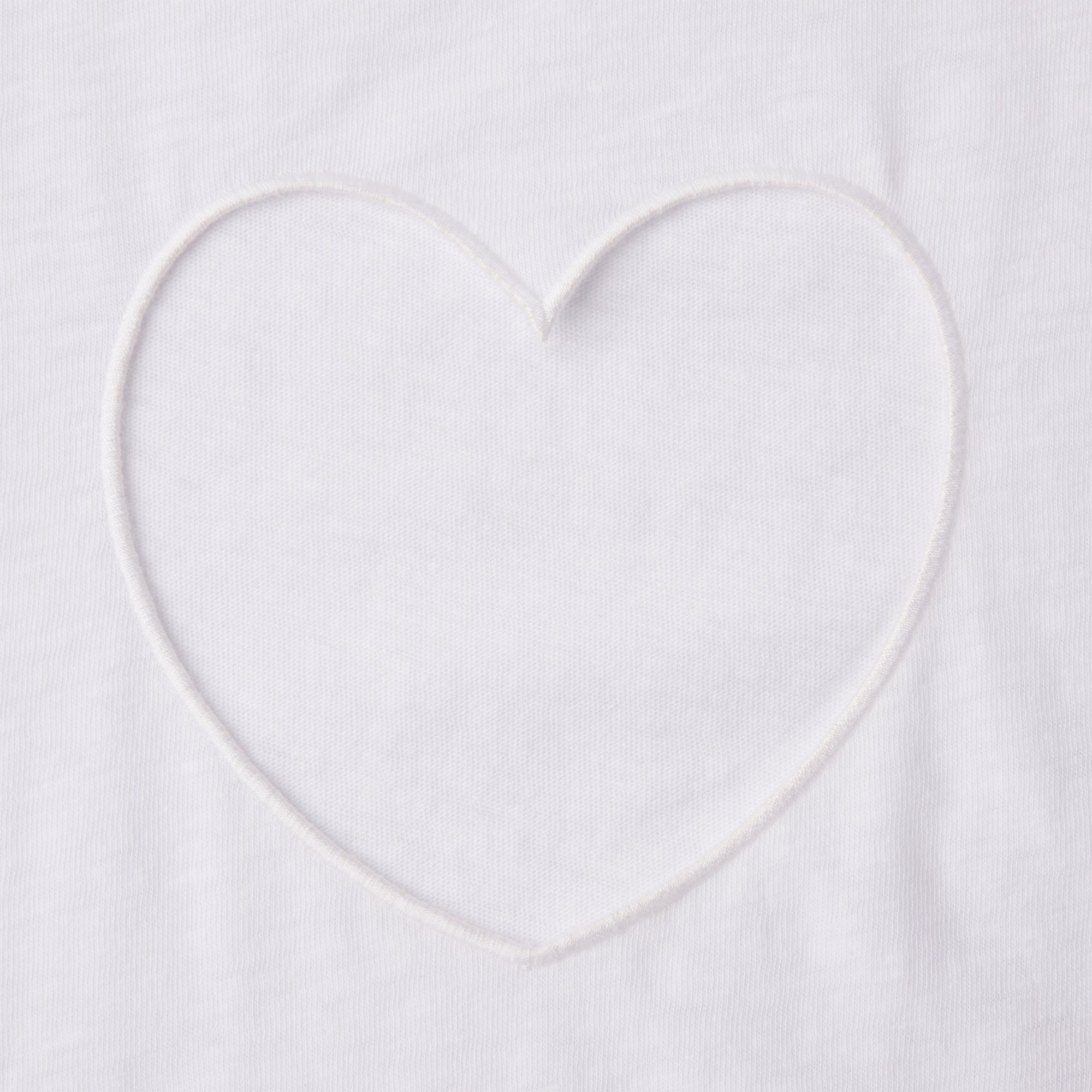 WORN IN JERSEY HEART OVERSIZED T-SHIRT | SNOW