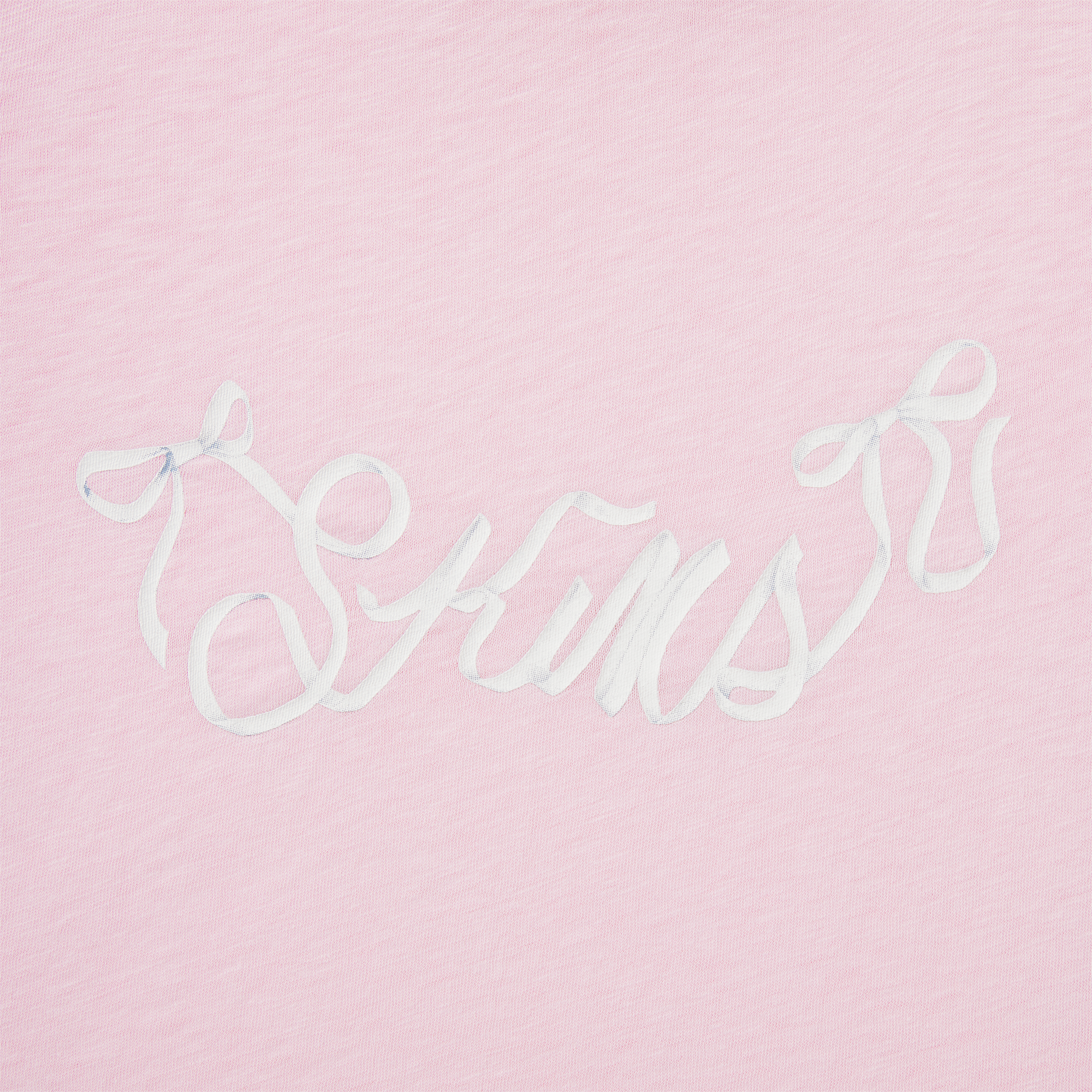 WORN IN JERSEY T-SHIRT | PEONY SKIMS BOW