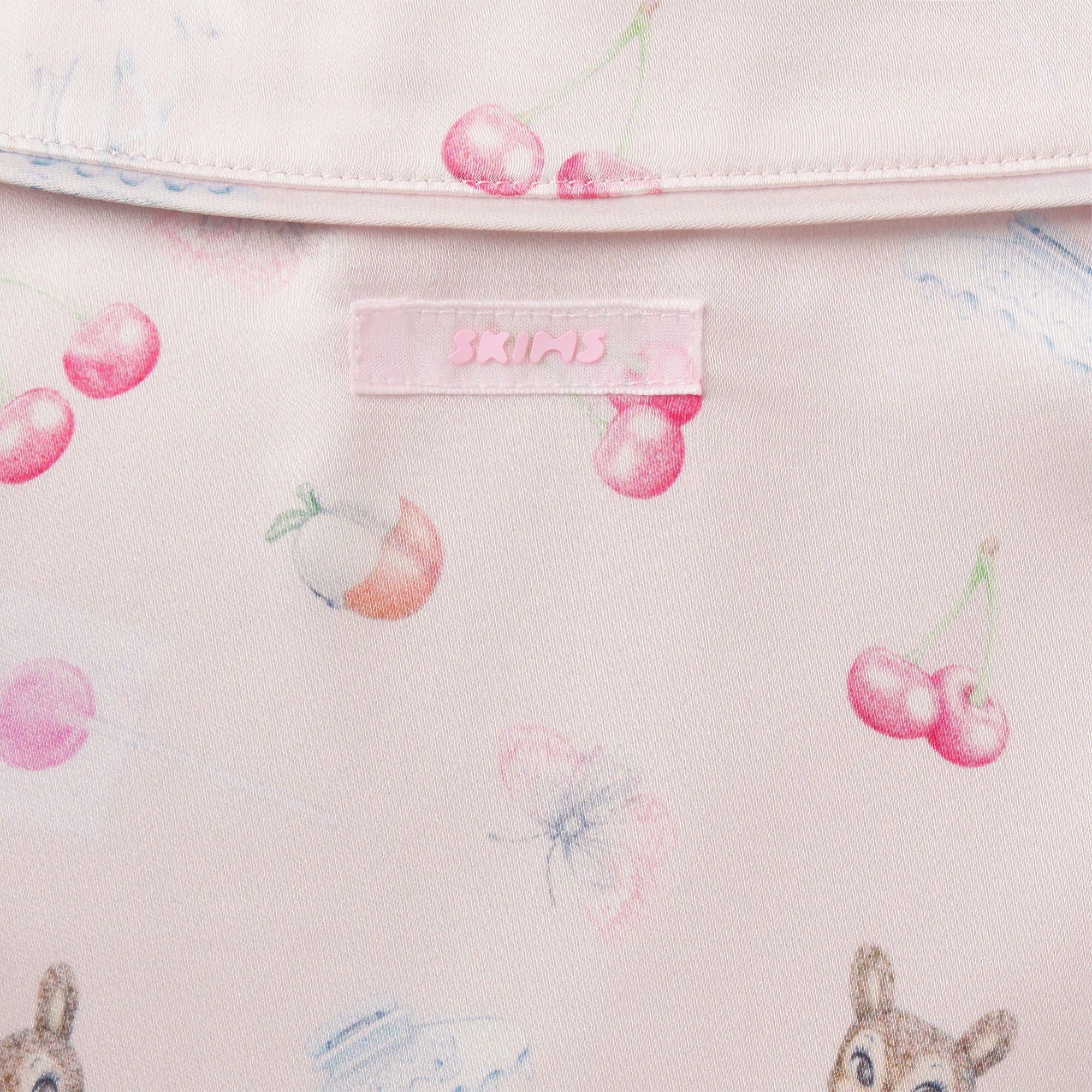WOVEN SHINE LONG SLEEP SET | BARELY PINK SNACK BAG