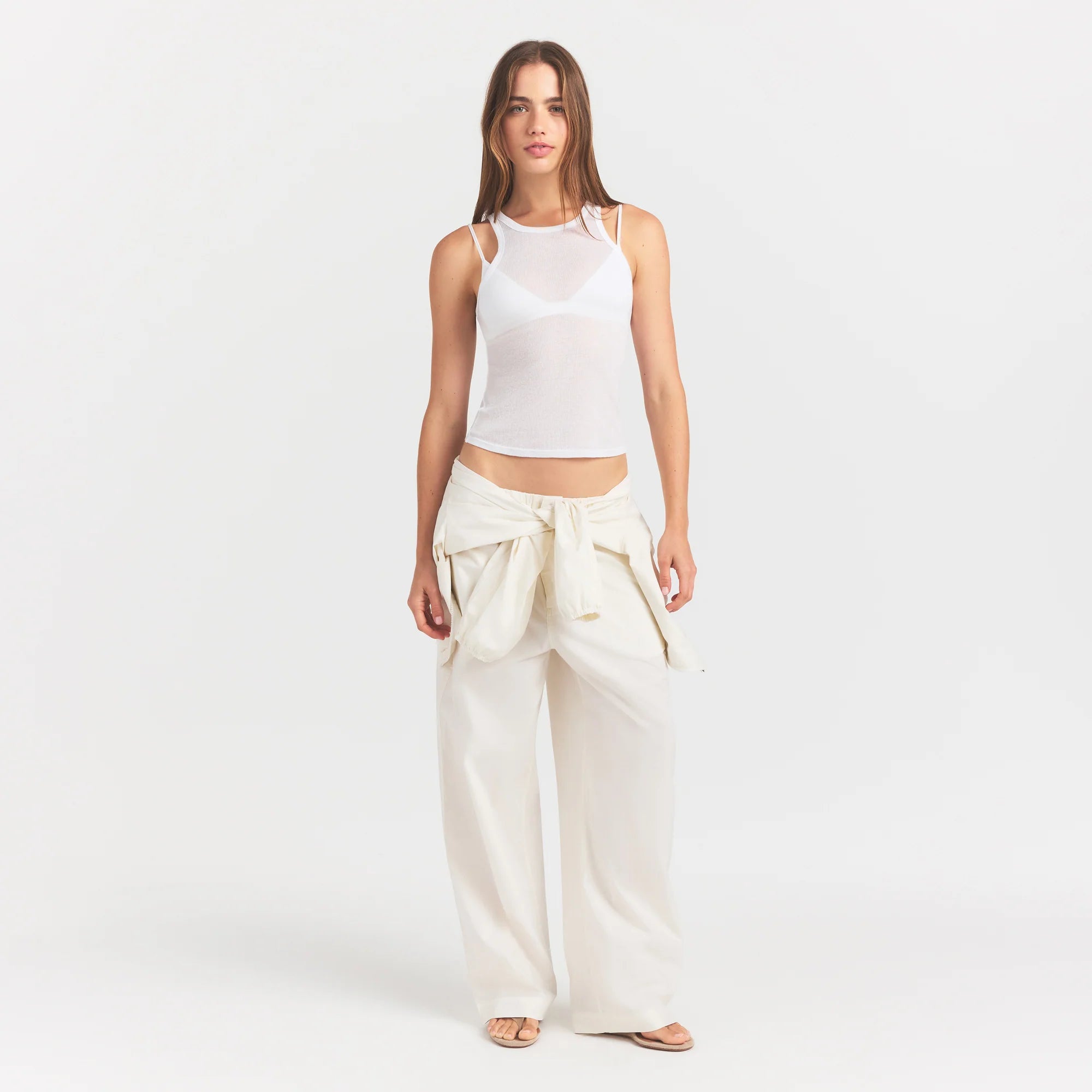SHEER RIB TANK | SNOW