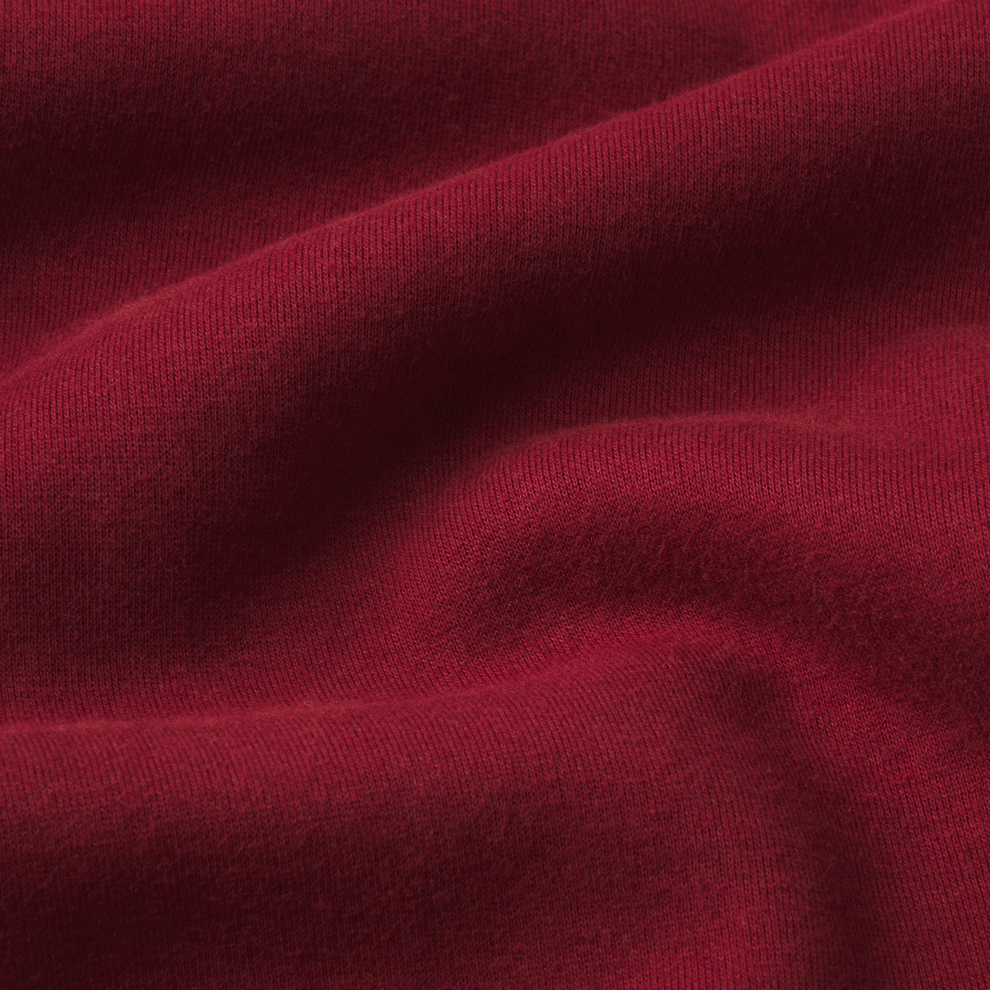 COTTON FLEECE CLASSIC CREWNECK | MERLOT