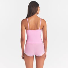 FITS EVERYBODY LACE PUSH-UP CAMI | BUBBLE GUM TONAL