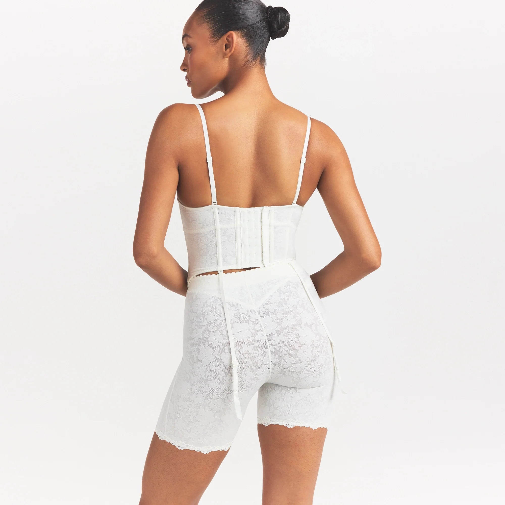LACE SHAPEWEAR CORSET | IVORY