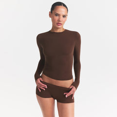 FITS EVERYBODY LONG SLEEVE T-SHIRT | COCOA