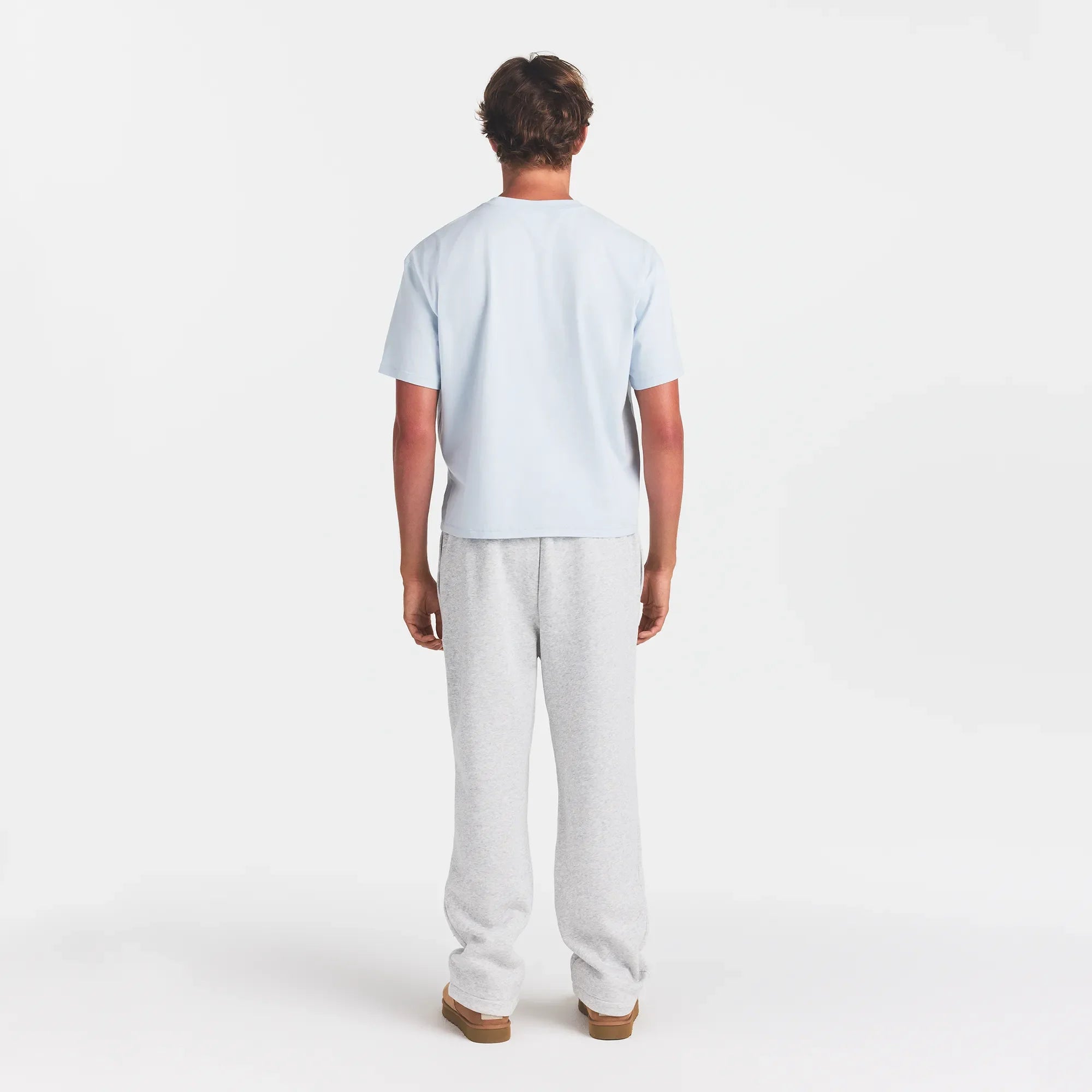 HEAVYWEIGHT COTTON MENS RELAXED CROPPED CREWNECK | ATMOSPHERE