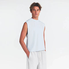 HEAVYWEIGHT COTTON MENS CROPPED MUSCLE TANK | ATMOSPHERE