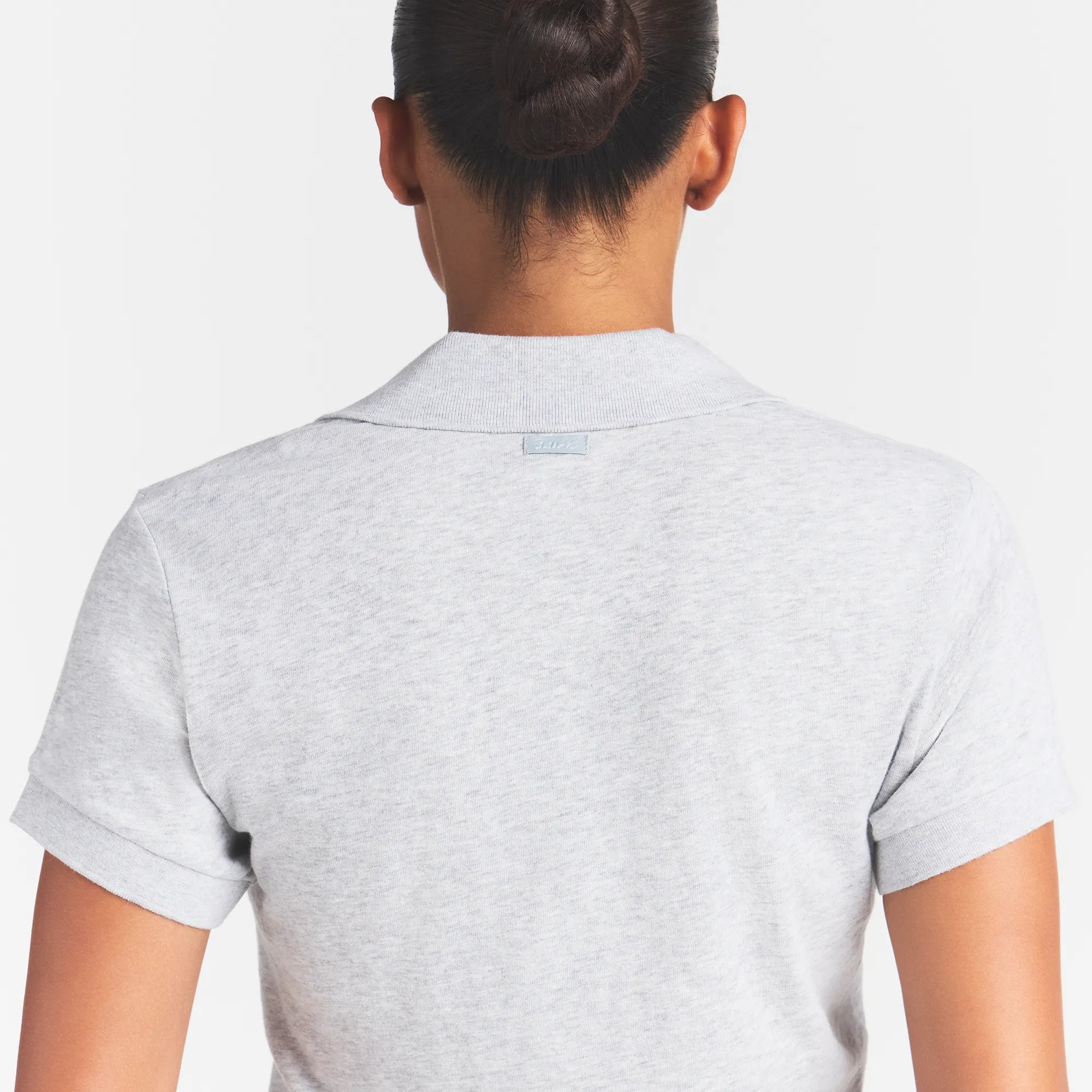 WORN IN JERSEY POLO | LIGHT HEATHER GREY