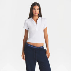 WORN IN JERSEY POLO | SNOW