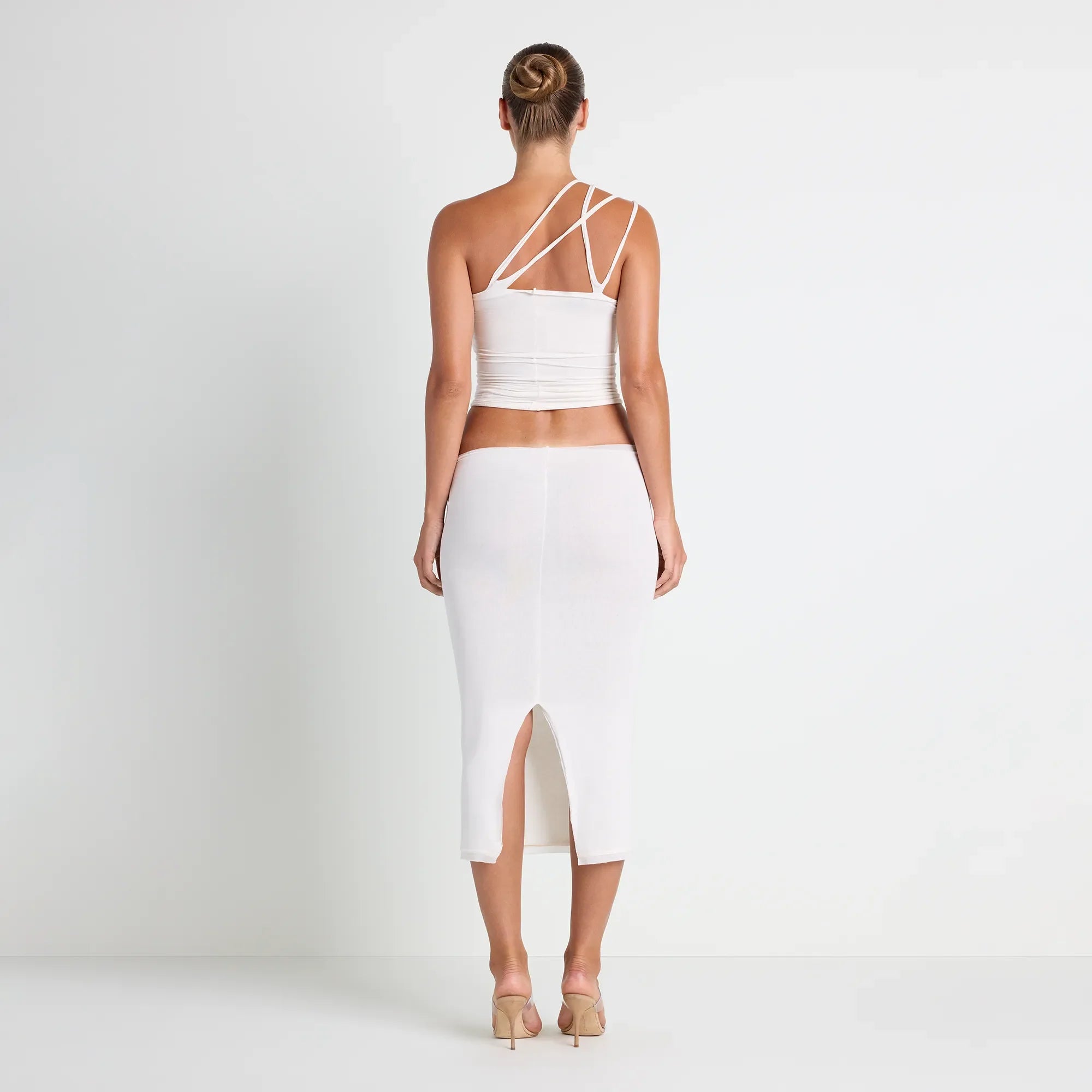 VETTESE X SKIMS SHEER MODAL TOP | ECRU
