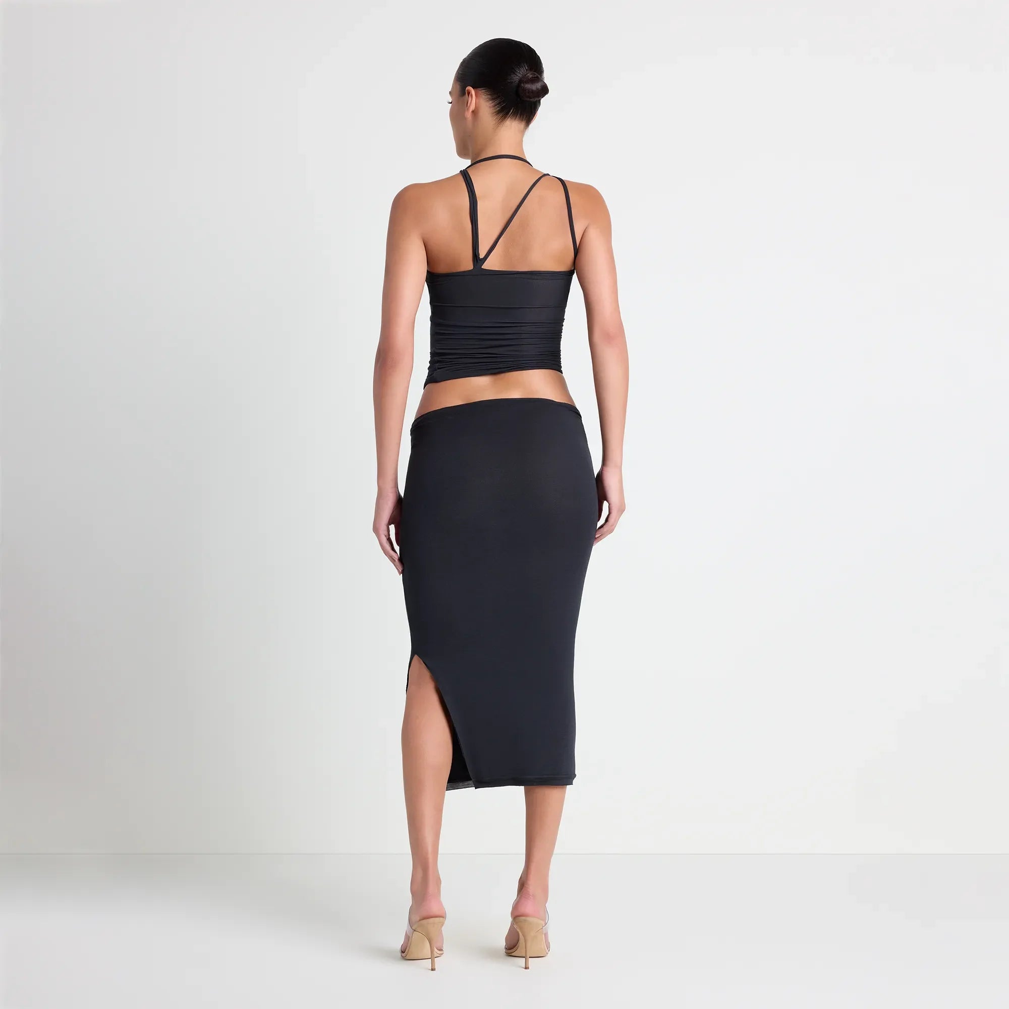 VETTESE X SKIMS SHEER MODAL TOP | ONYX