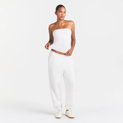 COTTON JERSEY TUBE TOP | MARBLE
